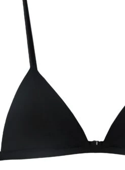 Fleur Du Mal Organic Cotton Luxe Triangle Bra -Fleurdumal Shop cottontrianglebrablackflat2