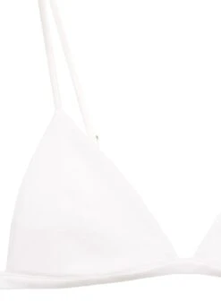 Fleur Du Mal Organic Cotton Luxe Triangle Bra -Fleurdumal Shop cottontrianglebraivoryflat2