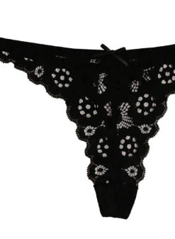 Fleur Du Mal Crochet Lace Slim Thong -Fleurdumal Shop cro3