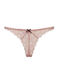 Fleur Du Mal Crochet Lace Slim Thong