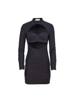 Fleur Du Mal Long Sleeve Cutout Dress -Fleurdumal Shop cutoutdressflat1