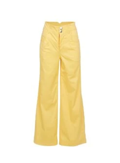 Fleur Du Mal Cotton Wide Leg Jean 13 Fleur Du Mal Cotton Wide Leg Jean -Fleurdumal Shop daffodiljeanflat1