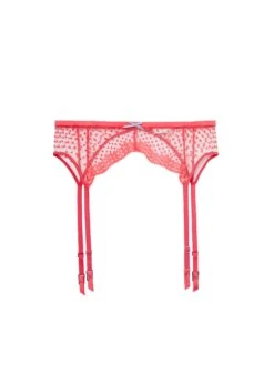 Fleur Du Mal Dotty Garter Belt -Fleurdumal Shop dottygarterflat1