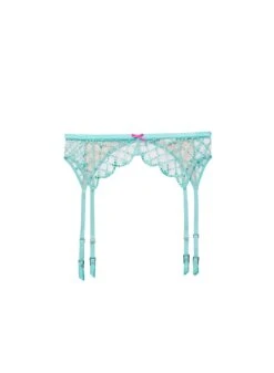 Fleur Du Mal Dotty Grid Garter Belt -Fleurdumal Shop dottygarterflat1 17f587c1 a133 43ca 8b3b 98bc834cb627