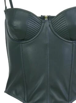 Fleur Du Mal Vegan Leather Bustier 15 Fleur Du Mal Vegan Leather Bustier -Fleurdumal Shop evergreenbustierflat2