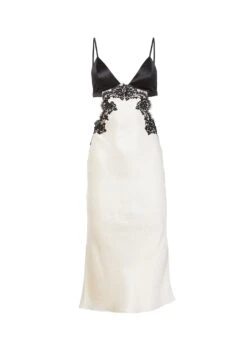 Fleur Du Mal Silk & Lace Cutout Slip -Fleurdumal Shop flat1 77f5dd3b f7a7 45cd 8f77 29059c407ebc