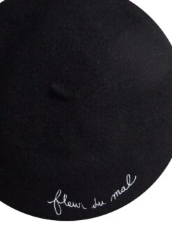 Fleur Du Mal Fleur Beret -Fleurdumal Shop fleurberetflat2