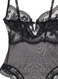 Fleur Du Mal Frankie Lace Bodysuit 17 Fleur Du Mal Frankie Lace Bodysuit -Fleurdumal Shop frankielacebodysuitflat2