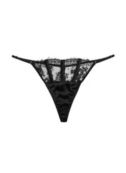 Fleur Du Mal Frankie Lace Thong 10 Fleur Du Mal Frankie Lace Thong -Fleurdumal Shop frankielacethongblackflat1