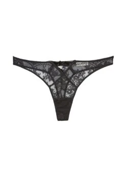 Fleur Du Mal Frankie Lace PVC Thong 11 Fleur Du Mal Frankie Lace PVC Thong -Fleurdumal Shop frankiepvcthongblackflat1