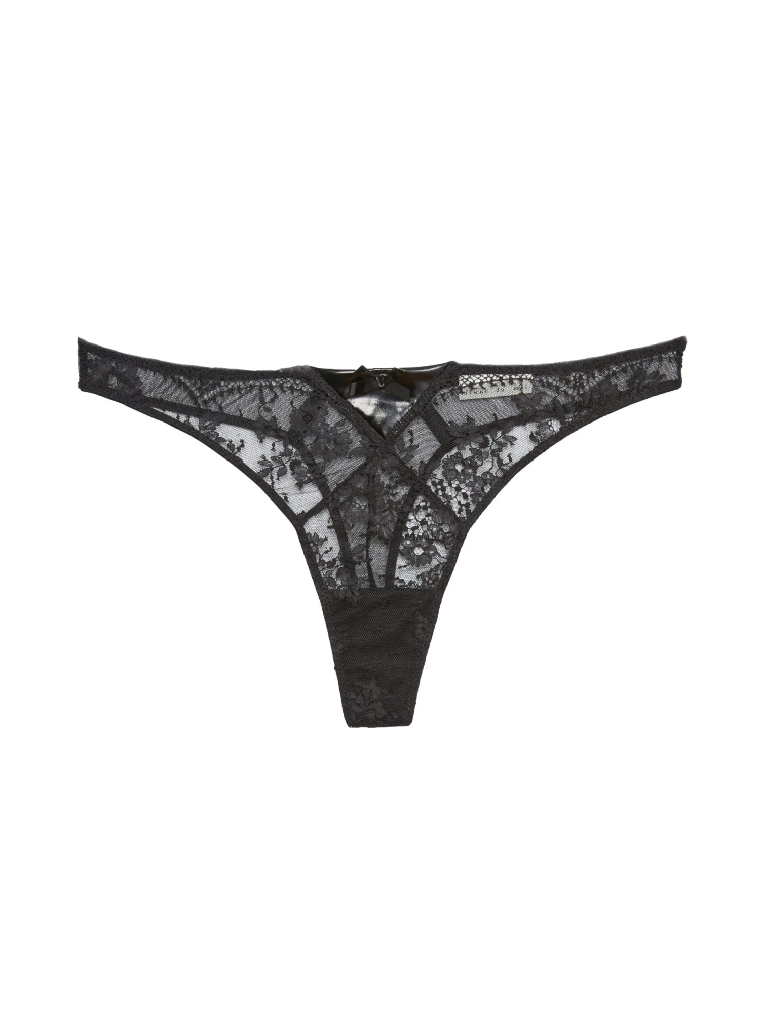 Fleur Du Mal Frankie Lace PVC Thong 3 Fleur Du Mal Frankie Lace PVC Thong - Image 3