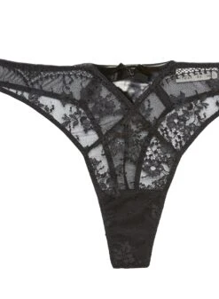 Fleur Du Mal Frankie Lace PVC Thong 16 Fleur Du Mal Frankie Lace PVC Thong -Fleurdumal Shop frankiepvcthongblackflat2