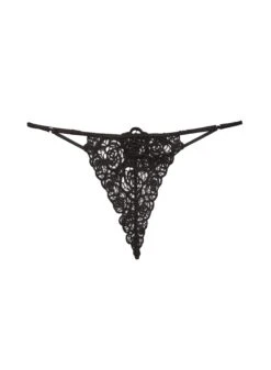 Fleur Du Mal Fleur Guipure V String -Fleurdumal Shop guipurevstringflat1