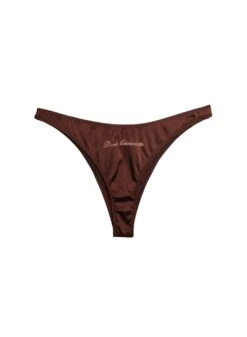 Fleur Du Mal Ice Cream Flavor Panty -Fleurdumal Shop icecreamflavorpantydarkchocolateflat1