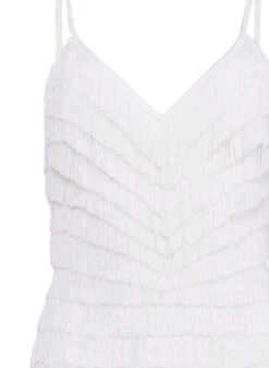 Fleur Du Mal Fringe Dress 14 Fleur Du Mal Fringe Dress -Fleurdumal Shop ivoryfringedressflat2