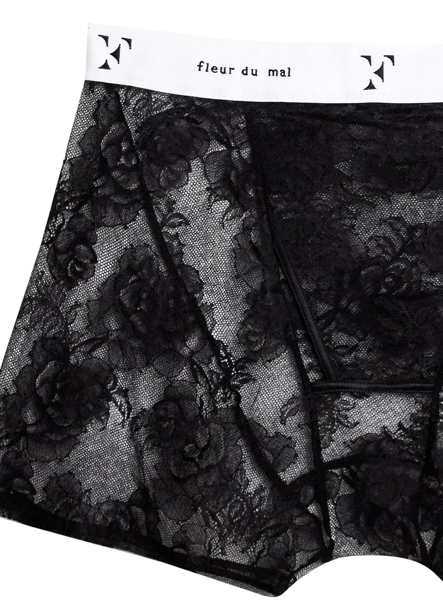 Fleur Du Mal Bouquet Lace Boxer Brief 6 Fleur Du Mal Bouquet Lace Boxer Brief - Image 6
