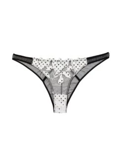 Fleur Du Mal Lily Embroidery Cheeky 10 Fleur Du Mal Lily Embroidery Cheeky -Fleurdumal Shop lilydotcheekyflat1