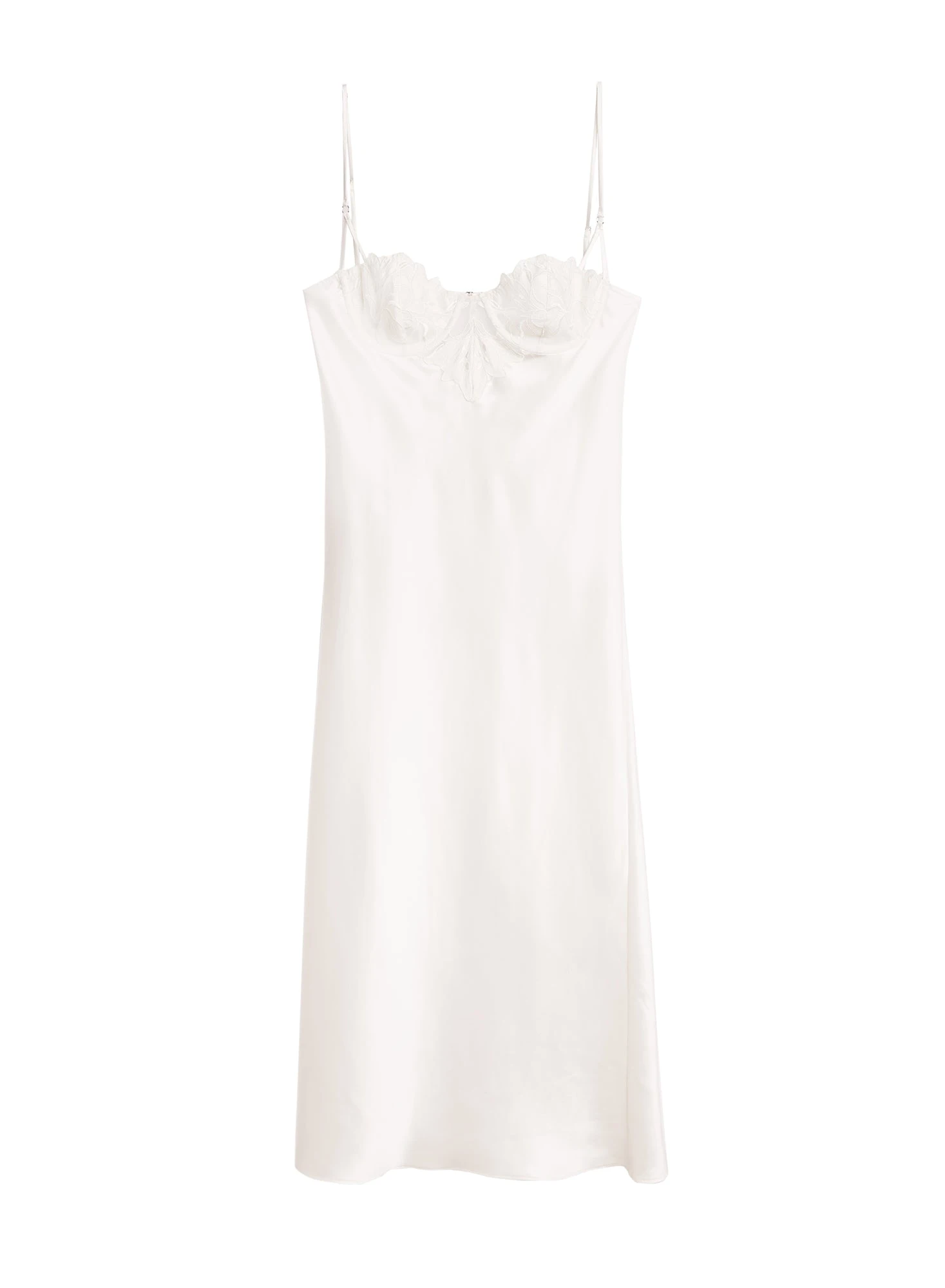 Fleur Du Mal Lily Embroidery Slip Dress 3 Fleur Du Mal Lily Embroidery Slip Dress - Image 3