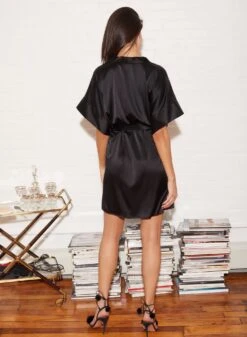 Fleur Du Mal Short Sleeve Mini Robe -Fleurdumal Shop look18 1906full