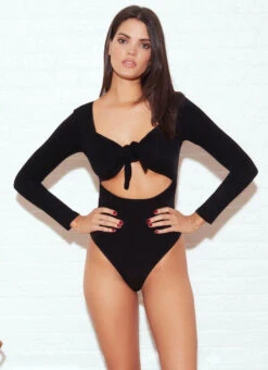 Fleur Du Mal Bow Bodysuit