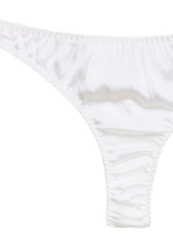 Fleur Du Mal Luxe Thong -Fleurdumal Shop luxethongivoryflat2