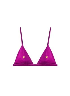 Fleur Du Mal Margarita Embroidered Luxe Triangle Bra -Fleurdumal Shop margaritabra
