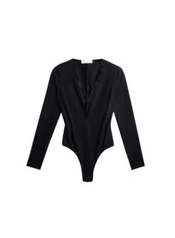 Fleur Du Mal Margo Lace Long Sleeve Bodysuit 13 Fleur Du Mal Margo Lace Long Sleeve Bodysuit -Fleurdumal Shop margolongsleevebsflat1