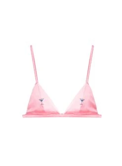 Fleur Du Mal Martini Embroidered Luxe Triangle Bra -Fleurdumal Shop martinibraflat1