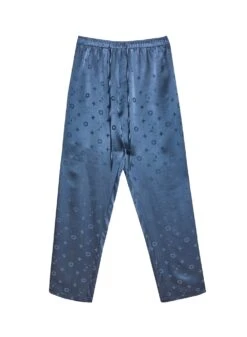 Fleur Du Mal Men's Silk Jacquard PJ Pant -Fleurdumal Shop menspjpantflat1