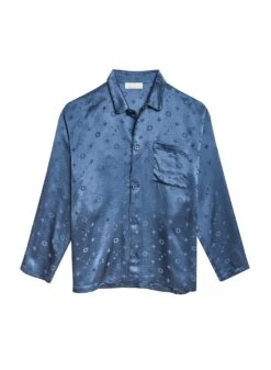 Fleur Du Mal Men's Silk Jacquard PJ Top 10 Fleur Du Mal Men's Silk Jacquard PJ Top -Fleurdumal Shop menspjtopflat1