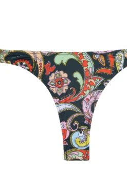 Fleur Du Mal High Leg Bikini Bottom 14 Fleur Du Mal High Leg Bikini Bottom -Fleurdumal Shop paisleybikinibottomflat1