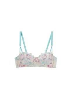 Fleur Du Mal Pixie Embroidery Balconette Bra -Fleurdumal Shop pixiebraflat1