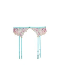 Fleur Du Mal Pixie Embroidery Garter -Fleurdumal Shop pixiegarterflat1