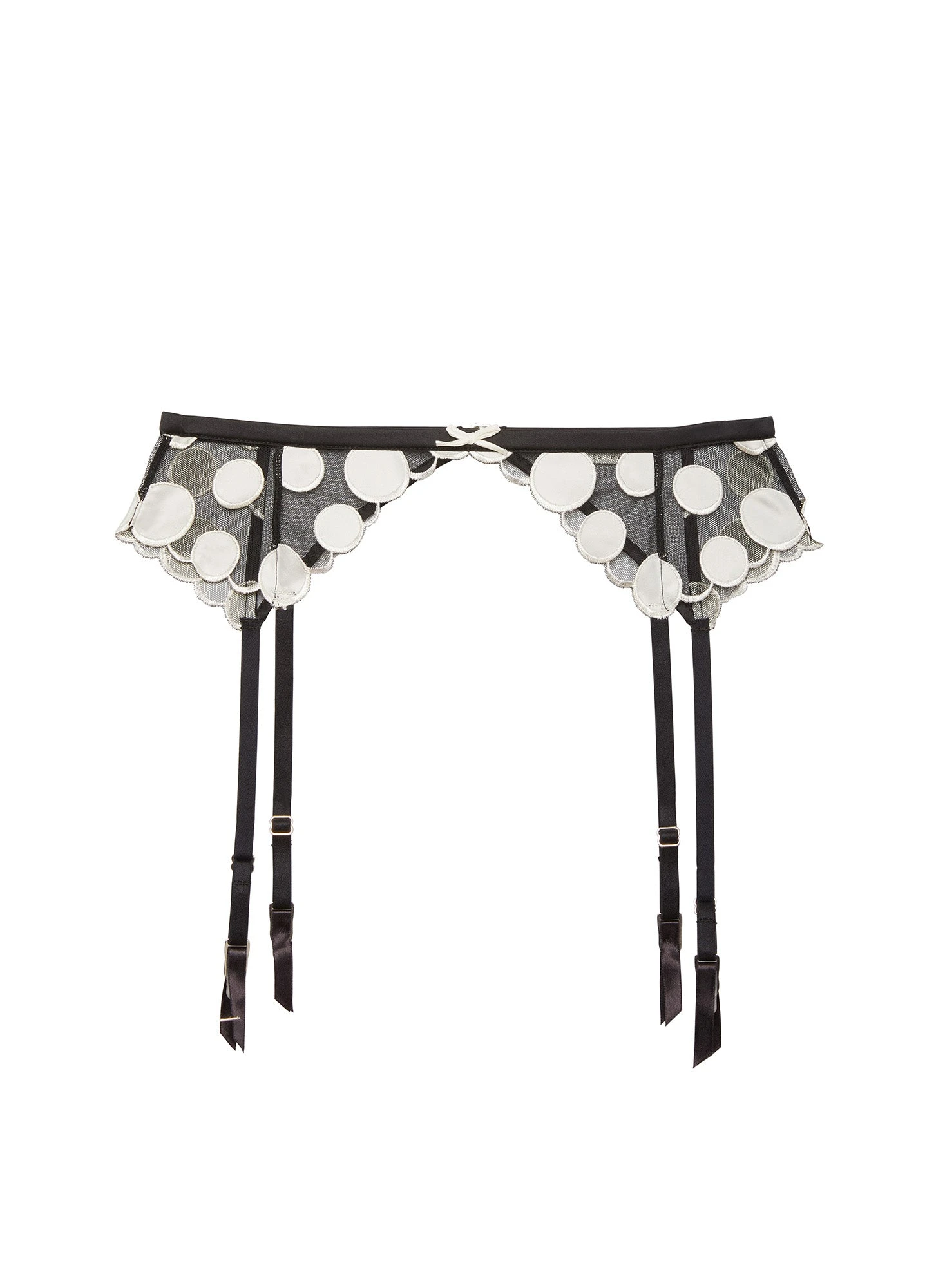 Fleur Du Mal Polka Dot Embroidery Garter Belt 3 Fleur Du Mal Polka Dot Embroidery Garter Belt - Image 3