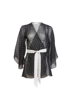 Fleur Du Mal Angel Sleeve Robe