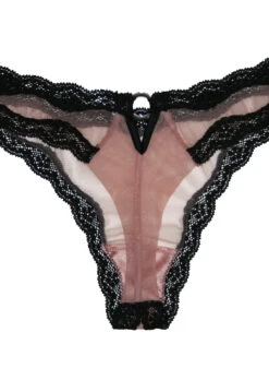 Fleur Du Mal Sheer Tulle Thong -Fleurdumal Shop py0067 0400 10