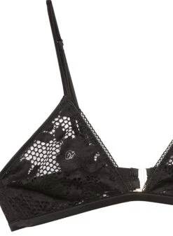 Fleur Du Mal Rosalia Lace Triangle Bra -Fleurdumal Shop rosaliatriangleflat2