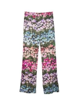 Fleur Du Mal Rose Stripe Pant -Fleurdumal Shop rosepantflat1