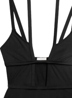 Fleur Du Mal Strappy Keyhole One Piece Swimsuit -Fleurdumal Shop strappyonepieceflat2