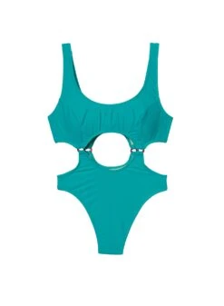 Fleur Du Mal Suspender One Piece Swimsuit