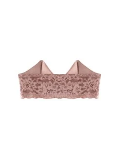 Fleur Du Mal Charlotte Bandeau Bra -Fleurdumal Shop tanbandeauflat2