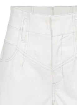 Fleur Du Mal High Waist Twill Short -Fleurdumal Shop twillshortflat2