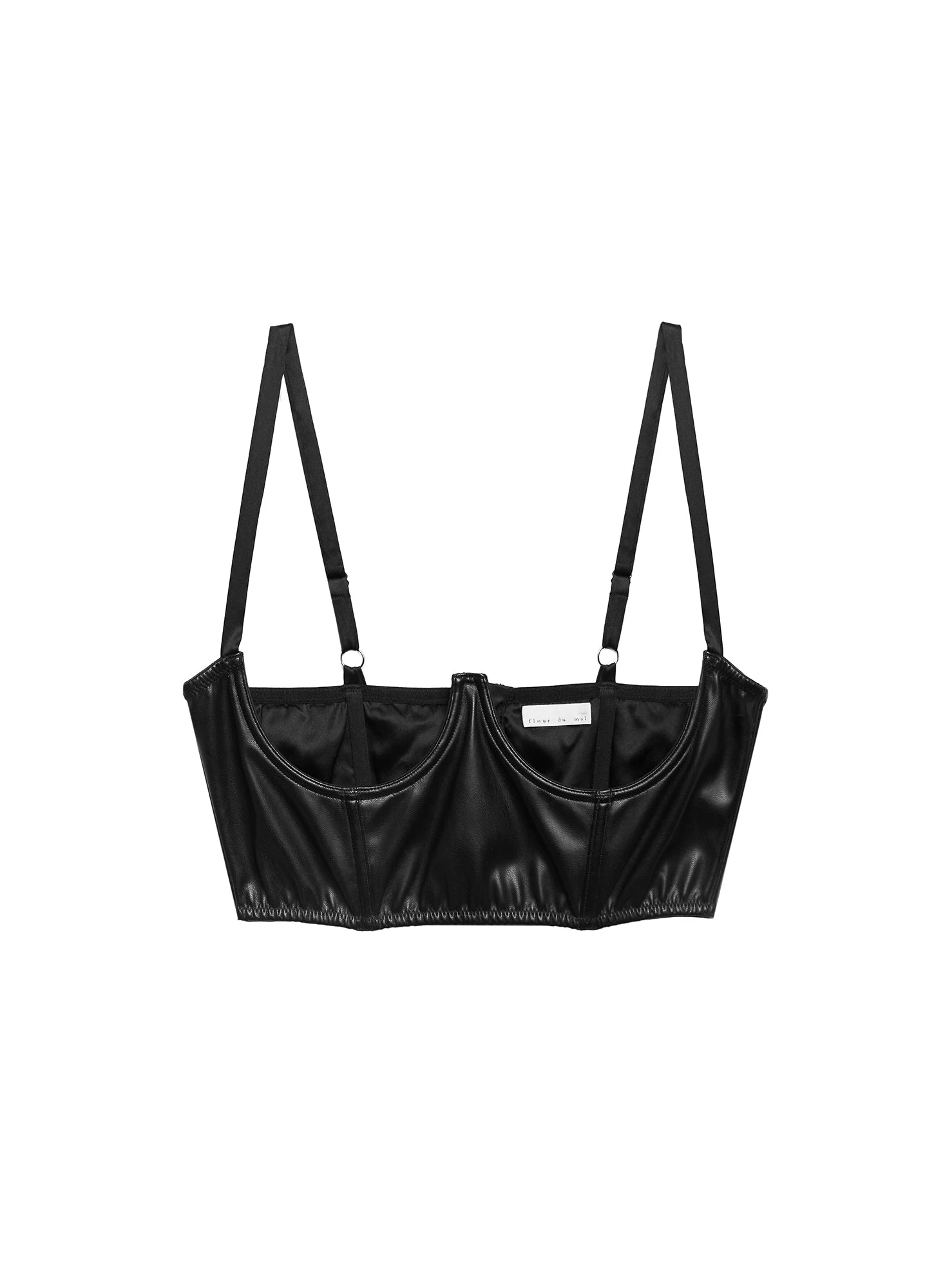 Fleur Du Mal Vegan Leather No Cup Bustier 3 Fleur Du Mal Vegan Leather No Cup Bustier - Image 3