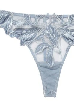 Fleur Du Mal Velvet Lily Embroidery Hipster Thong -Fleurdumal Shop velvetlilythongflat2 a145d278 f824 4047 8955 ed16cebebd1a