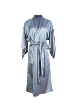 Fleur Du Mal Velvet & Silk Robe -Fleurdumal Shop velvetrobeflat1